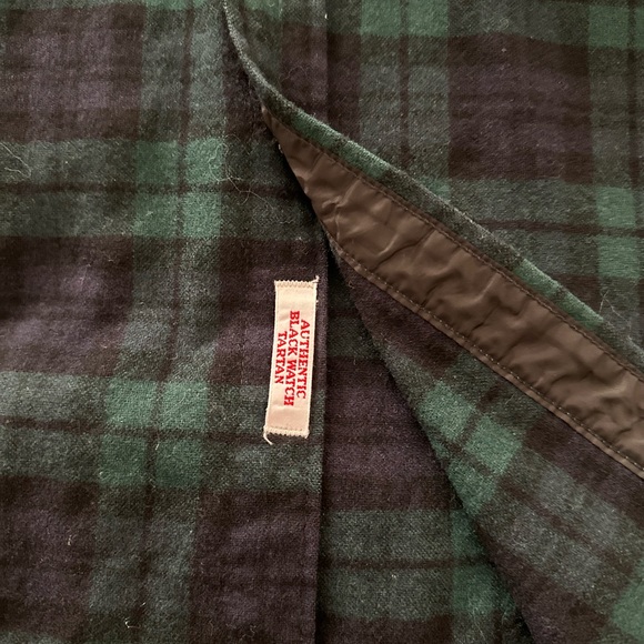 Pendleton black watch tartan wool XL button down - Picture 4 of 8